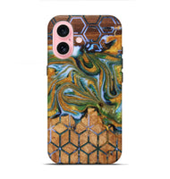 iPhone 16 Wood+Resin Live Edge Phone Case - Nolan (Pattern, 716099)