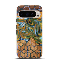 Pixel 9 Pro Wood+Resin Live Edge Phone Case - Nolan (Pattern, 716099)