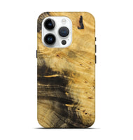 iPhone 15 Pro Wood+Resin Live Edge Phone Case - Marie (Wood Burl, 716103)