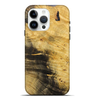 iPhone 15 Pro Max Wood+Resin Live Edge Phone Case - Marie (Wood Burl, 716103)