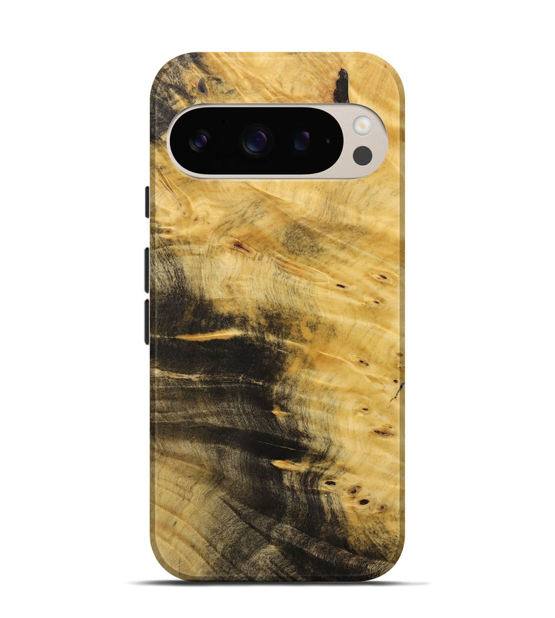 Pixel 9 Wood+Resin Live Edge Phone Case - Marie (Wood Burl, 716103)