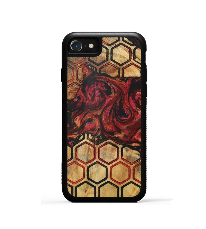 iPhone SE Wood+Resin Phone Case - Henrietta (Pattern, 716171)