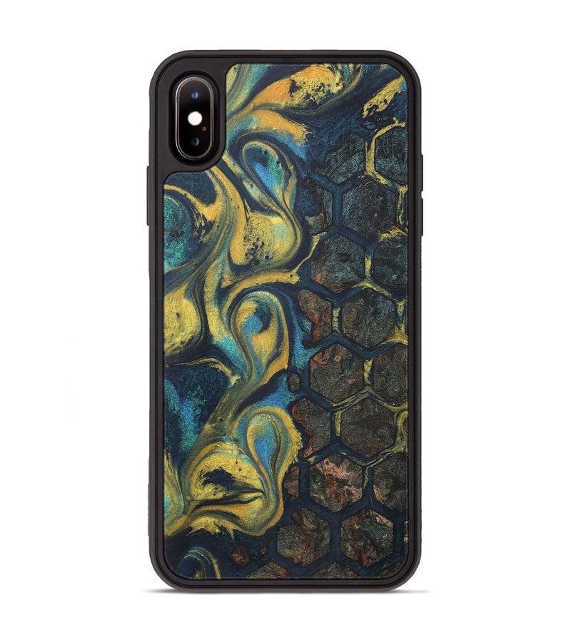 iPhone Xs Max Wood+Resin Phone Case - Eunice (Pattern, 716173)