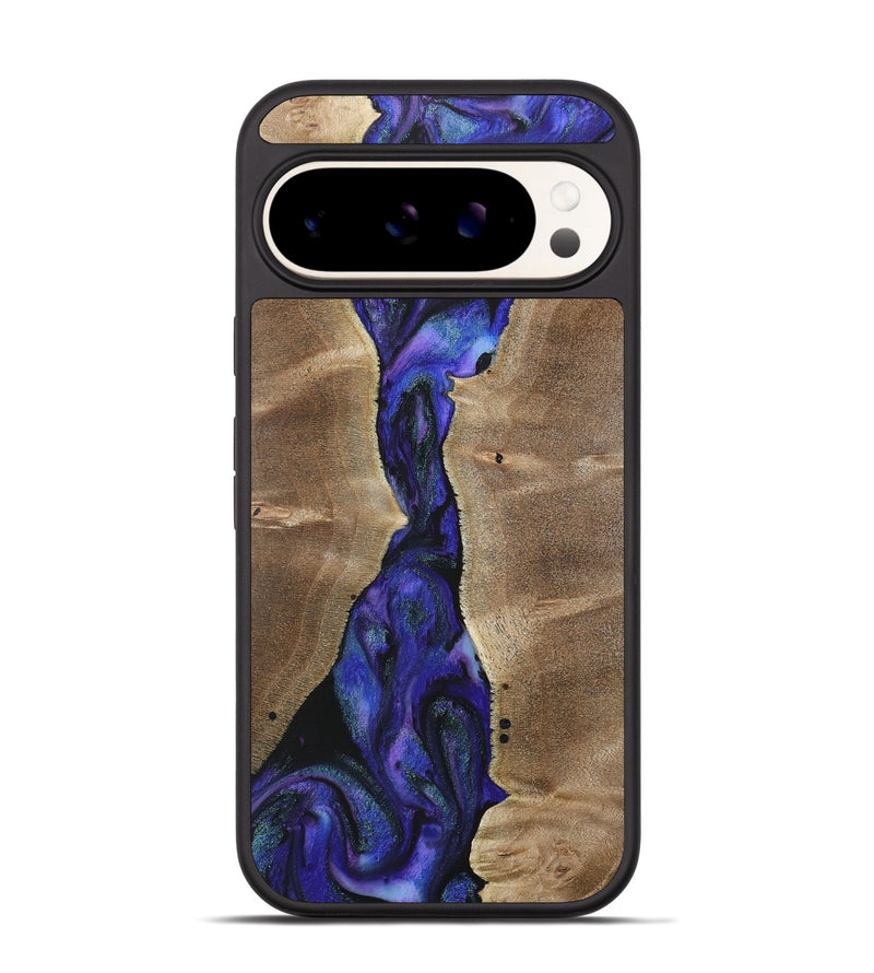 Pixel 9 Wood+Resin Phone Case - Joe (Purple, 716273)