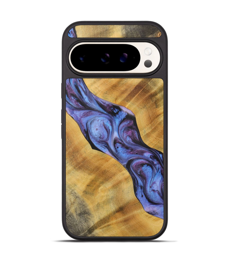 Pixel 9 Pro Wood+Resin Phone Case - Mary (Purple, 716289)