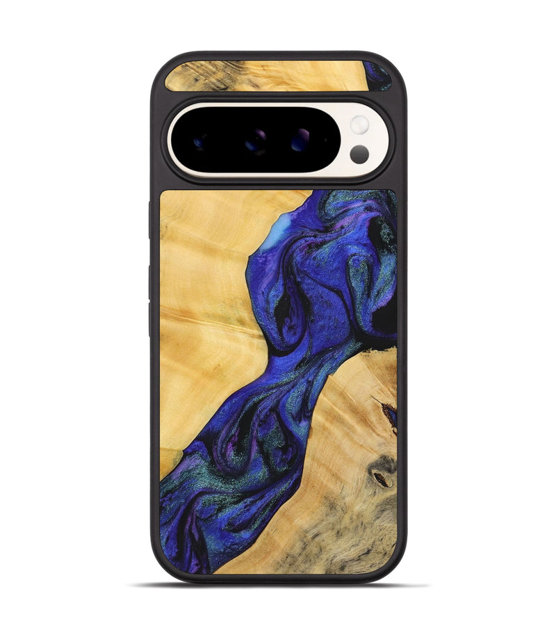 Pixel 9 Pro Wood+Resin Phone Case - Danica (Purple, 716290)