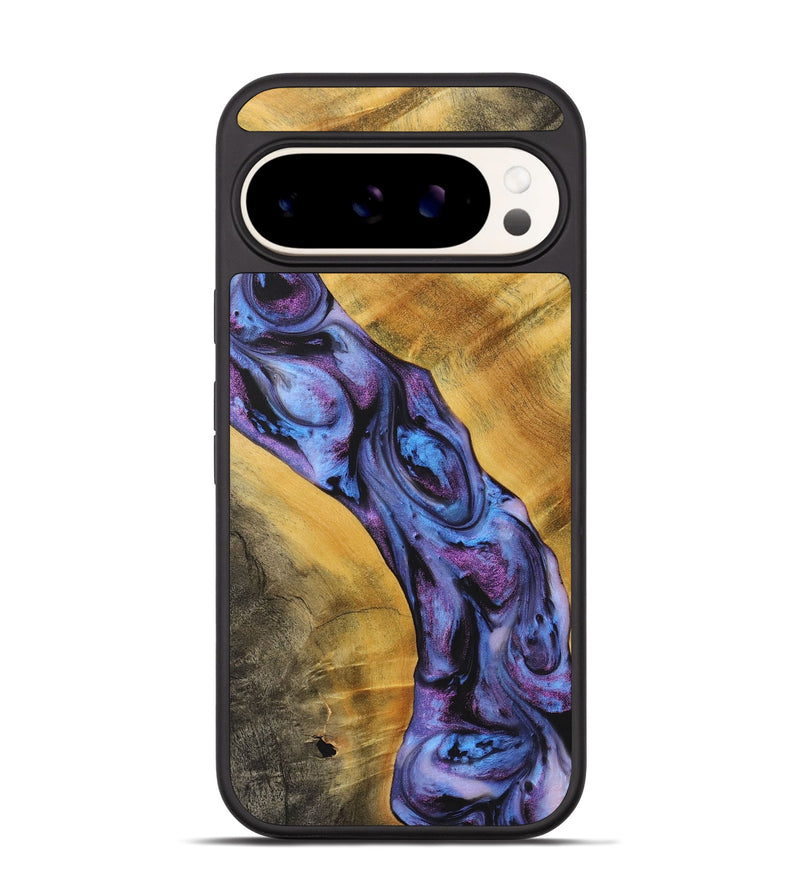 Pixel 9 Pro Wood+Resin Phone Case - Randall (Purple, 716298)