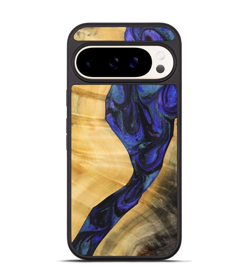 Pixel 9 Pro Wood+Resin Phone Case - Emersyn (Purple, 716299)