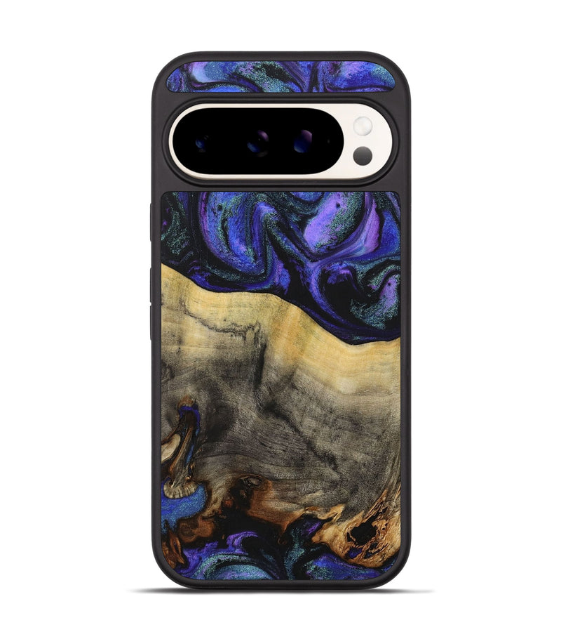 Pixel 9 Wood+Resin Phone Case - Rodrigo (Purple, 716302)