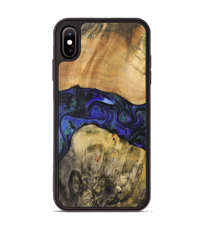 iPhone Xs Max Wood+Resin Phone Case - Lennon (Purple, 716307)