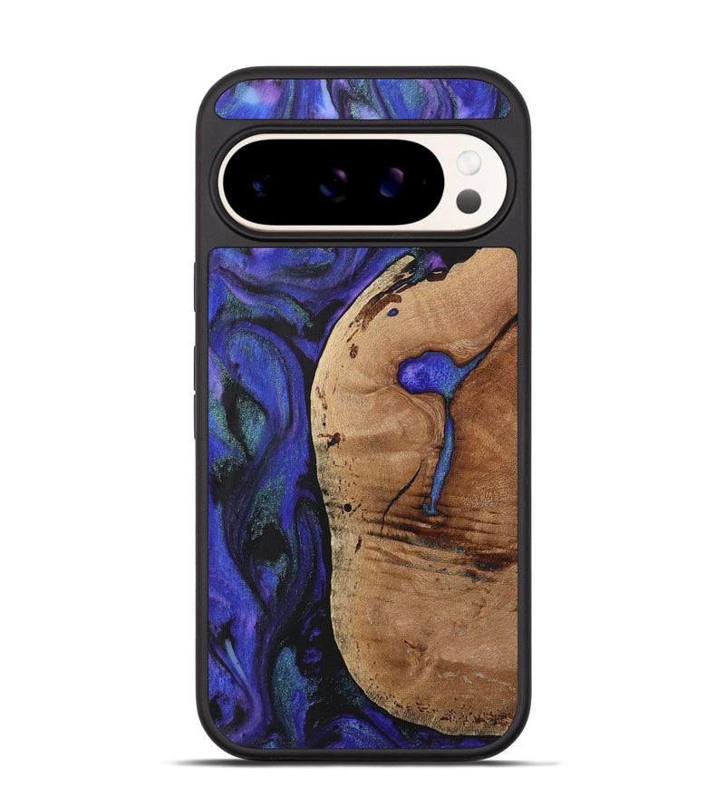 Pixel 9 Pro Wood+Resin Phone Case - Lindsey (Purple, 716308)