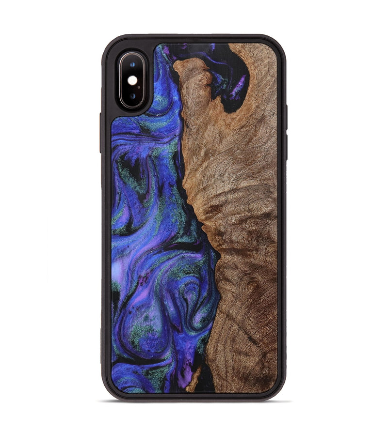 iPhone Xs Max Wood+Resin Phone Case - Dalton (Purple, 716310)