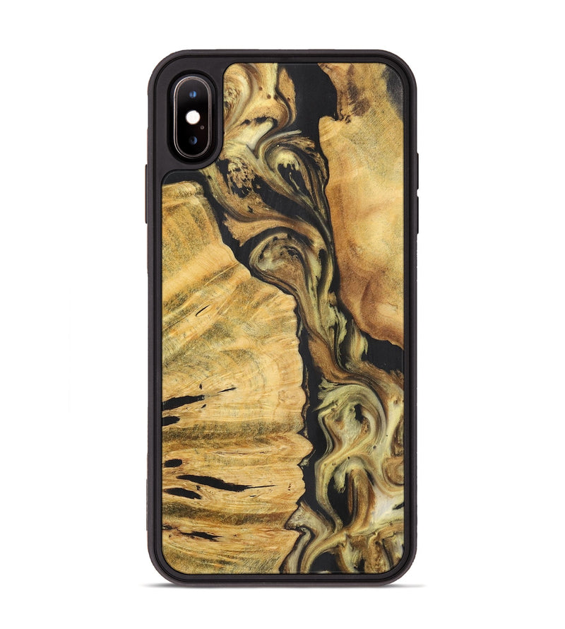 iPhone Xs Max Wood+Resin Phone Case - Harrison (Black & White, 716330)