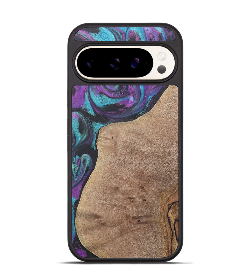 Pixel 9 Pro Wood+Resin Phone Case - Kiana (Purple, 716400)