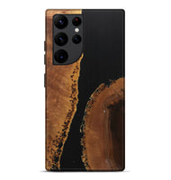 Galaxy S22 Ultra Wood+Resin Live Edge Phone Case - Joaquin (Pure Black, 716407)