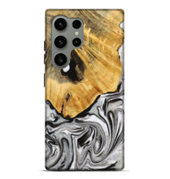 Galaxy S24 Ultra Wood+Resin Live Edge Phone Case - Cairo (Black & White, 716479)