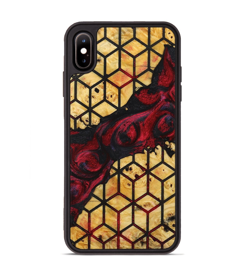 iPhone Xs Max Wood+Resin Phone Case - Emilee (Pattern, 716519)