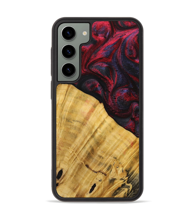 Galaxy S23 Plus Wood+Resin Phone Case - Arnold (Red, 716546)