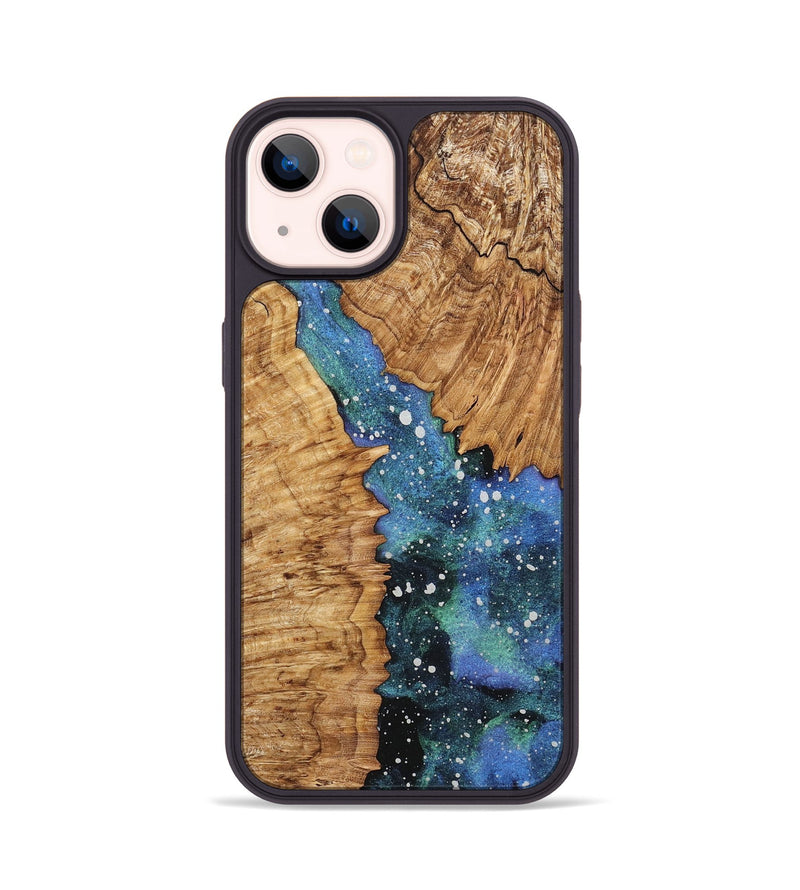 iPhone 14 Wood+Resin Phone Case - Sherri (Cosmos, 716640)