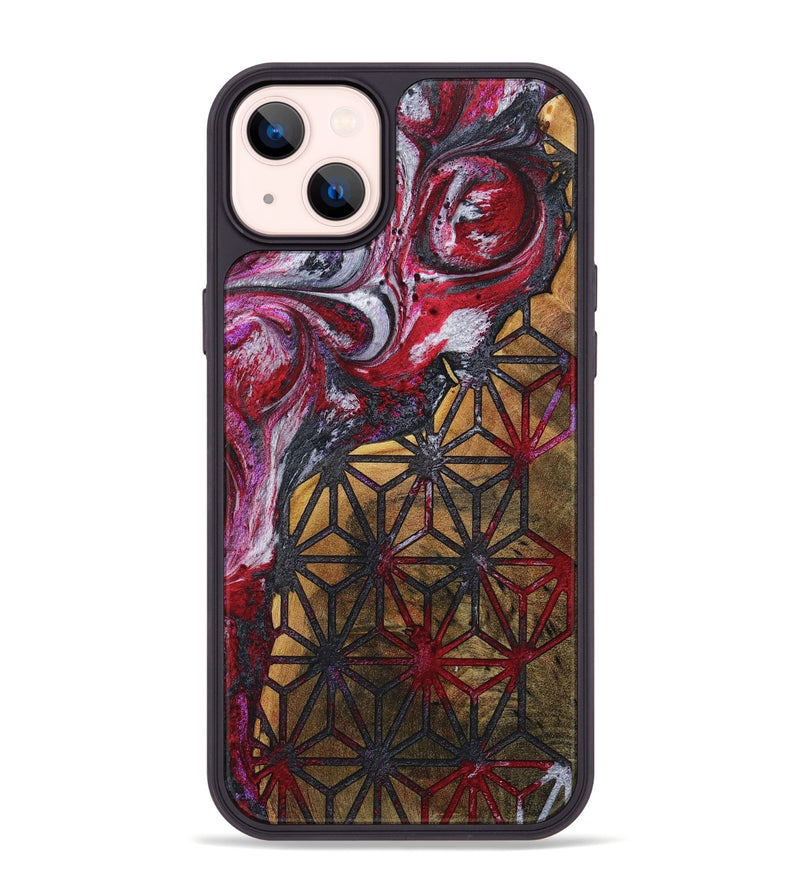 iPhone 14 Plus Wood+Resin Phone Case - Diane (Pattern, 716732)