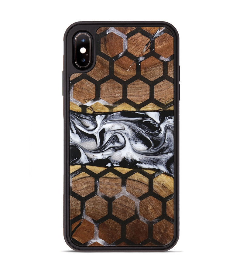 iPhone Xs Max Wood+Resin Phone Case - Patty (Pattern, 716734)