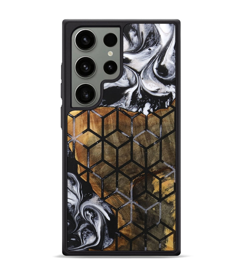 Galaxy S24 Ultra Wood+Resin Phone Case - Carlton (Pattern, 716735)