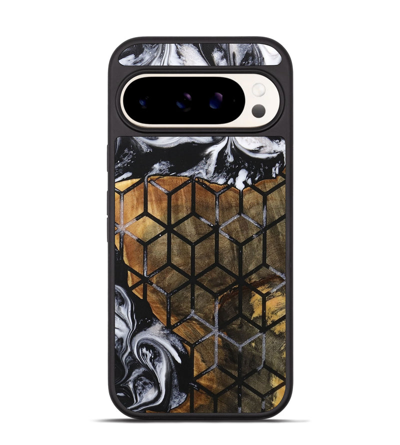 Pixel 9 Pro Wood+Resin Phone Case - Carlton (Pattern, 716735)