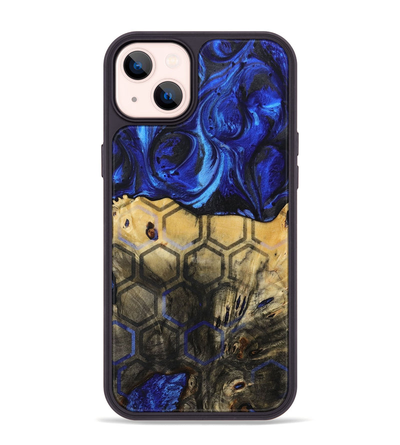 iPhone 14 Plus Wood+Resin Phone Case - Ezekiel (Pattern, 716738)