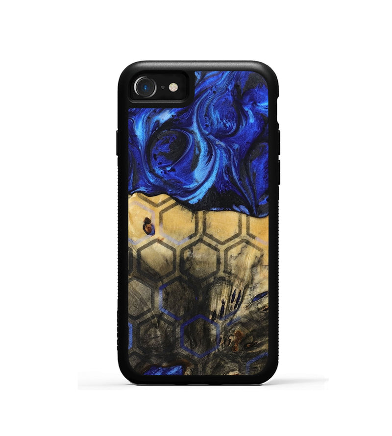 iPhone SE Wood+Resin Phone Case - Ezekiel (Pattern, 716738)