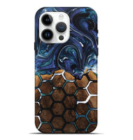 iPhone 15 Pro Max Wood+Resin Live Edge Phone Case - Lonnie (Pattern, 716770)