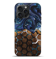 iPhone 16 Pro Max Wood+Resin Live Edge Phone Case - Lonnie (Pattern, 716770)