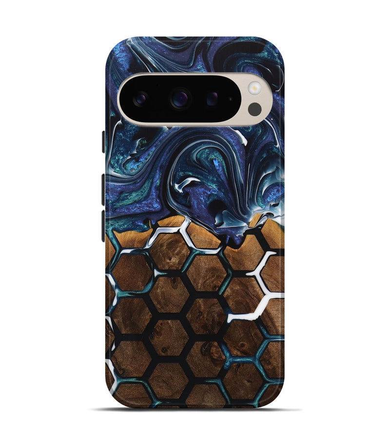 Pixel 9 Wood+Resin Live Edge Phone Case - Lonnie (Pattern, 716770)