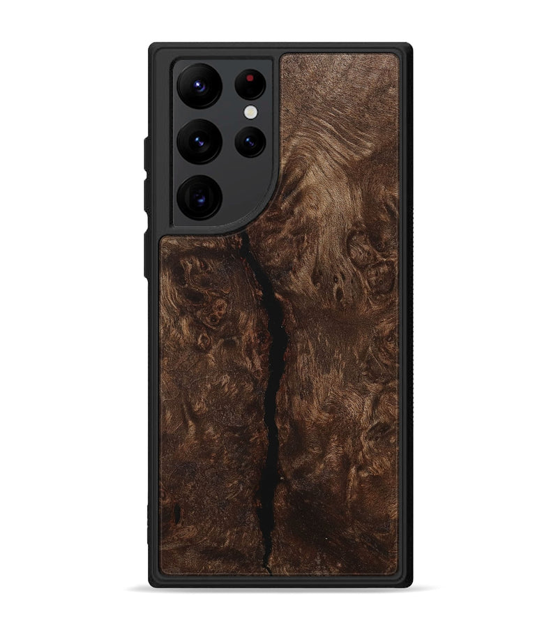 Galaxy S22 Ultra Wood+Resin Phone Case - Lottie (Wood Burl, 716777)