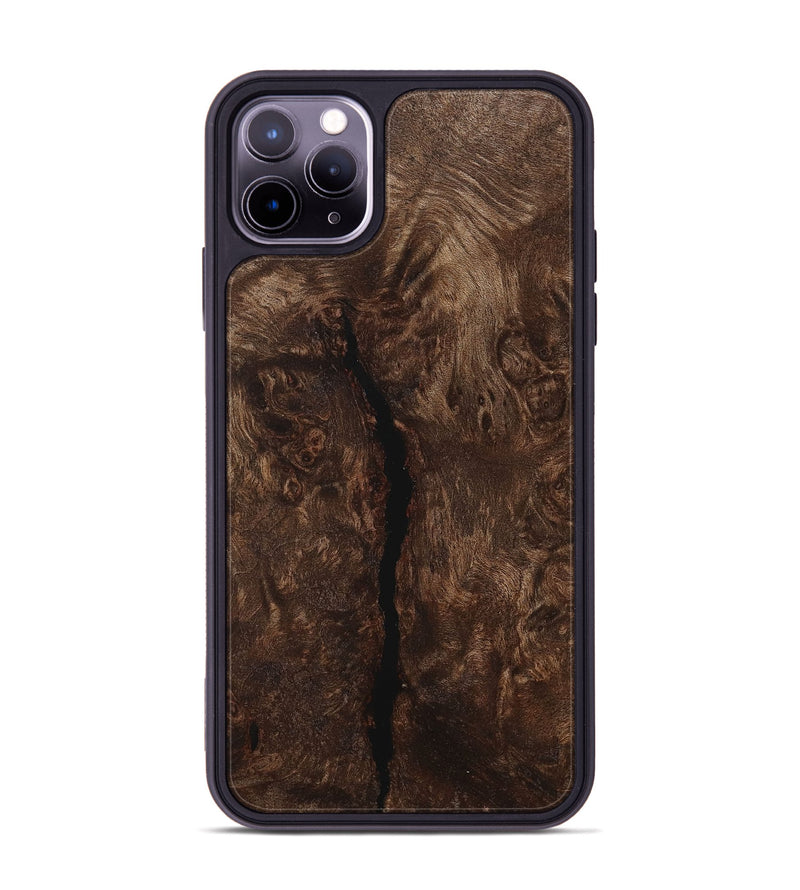 iPhone 11 Pro Max Wood+Resin Phone Case - Lottie (Wood Burl, 716777)