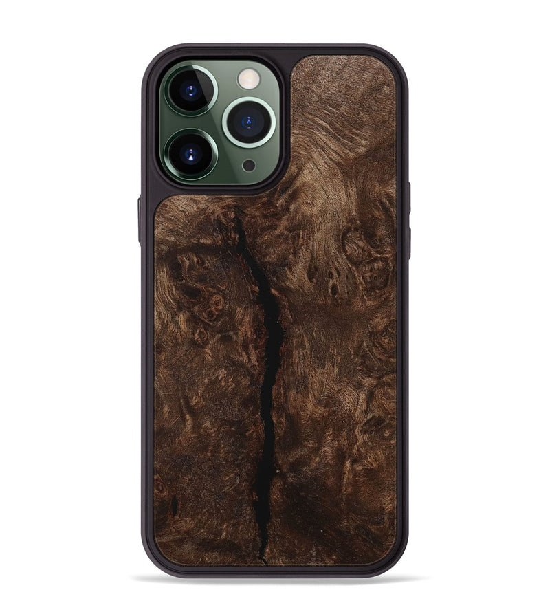 iPhone 13 Pro Max Wood+Resin Phone Case - Lottie (Wood Burl, 716777)