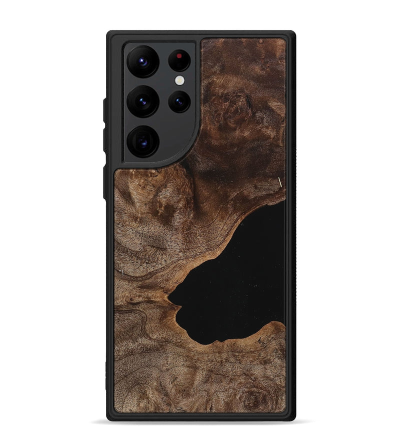 Galaxy S22 Ultra Wood+Resin Phone Case - Laurie (Wood Burl, 716779)