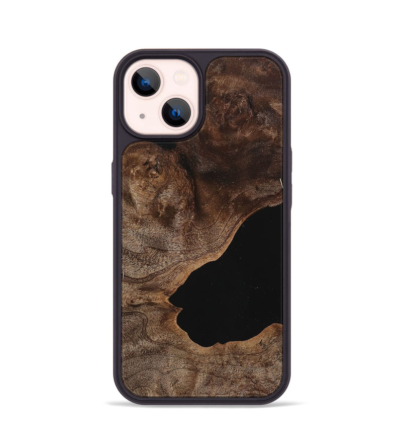 iPhone 14 Wood+Resin Phone Case - Laurie (Wood Burl, 716779)