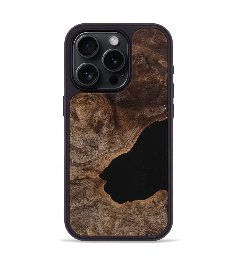 iPhone 15 Pro Wood+Resin Phone Case - Laurie (Wood Burl, 716779)