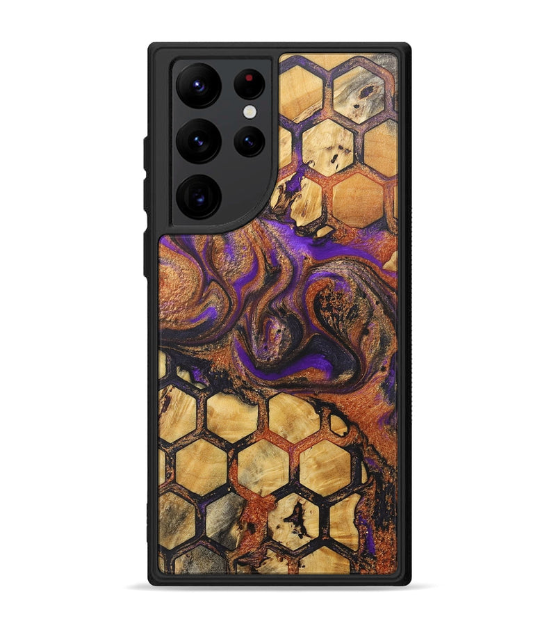 Galaxy S22 Ultra Wood+Resin Phone Case - Clarence (Pattern, 716927)