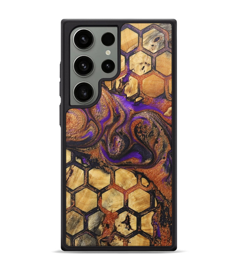 Galaxy S24 Ultra Wood+Resin Phone Case - Clarence (Pattern, 716927)