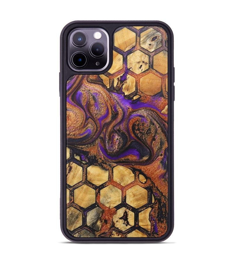 iPhone 11 Pro Max Wood+Resin Phone Case - Clarence (Pattern, 716927)