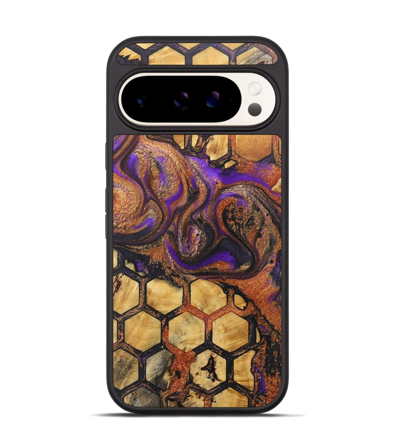 Pixel 9 Pro Wood+Resin Phone Case - Clarence (Pattern, 716927)