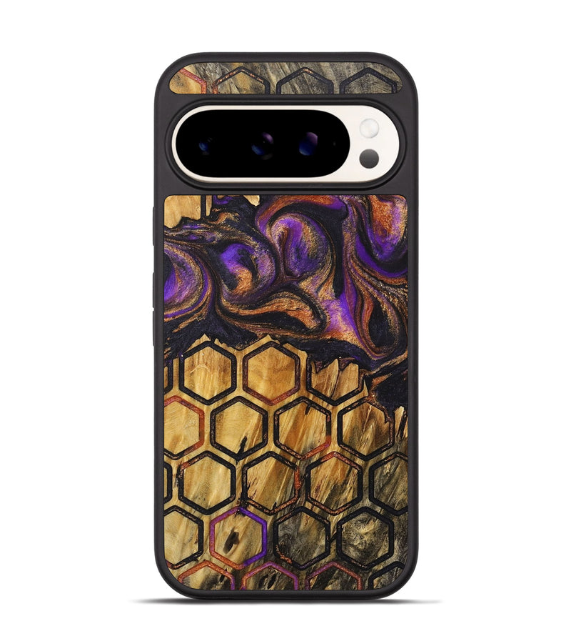 Pixel 9 Pro Wood+Resin Phone Case - Tyrese (Pattern, 716928)