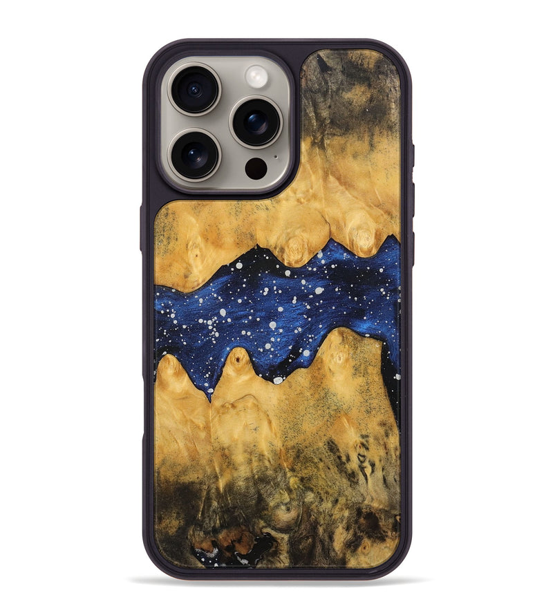 iPhone 16 Pro Max Wood+Resin Phone Case - Jimmy (Cosmos, 716986)