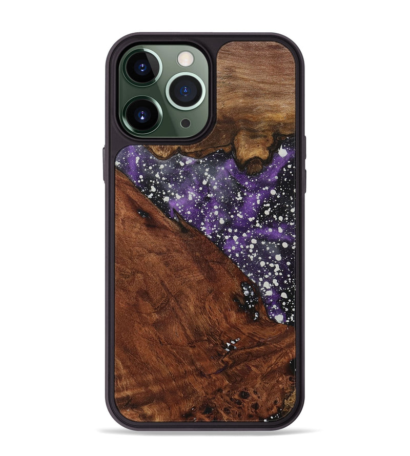 iPhone 13 Pro Max Wood+Resin Phone Case - Arabella (Cosmos, 717001)