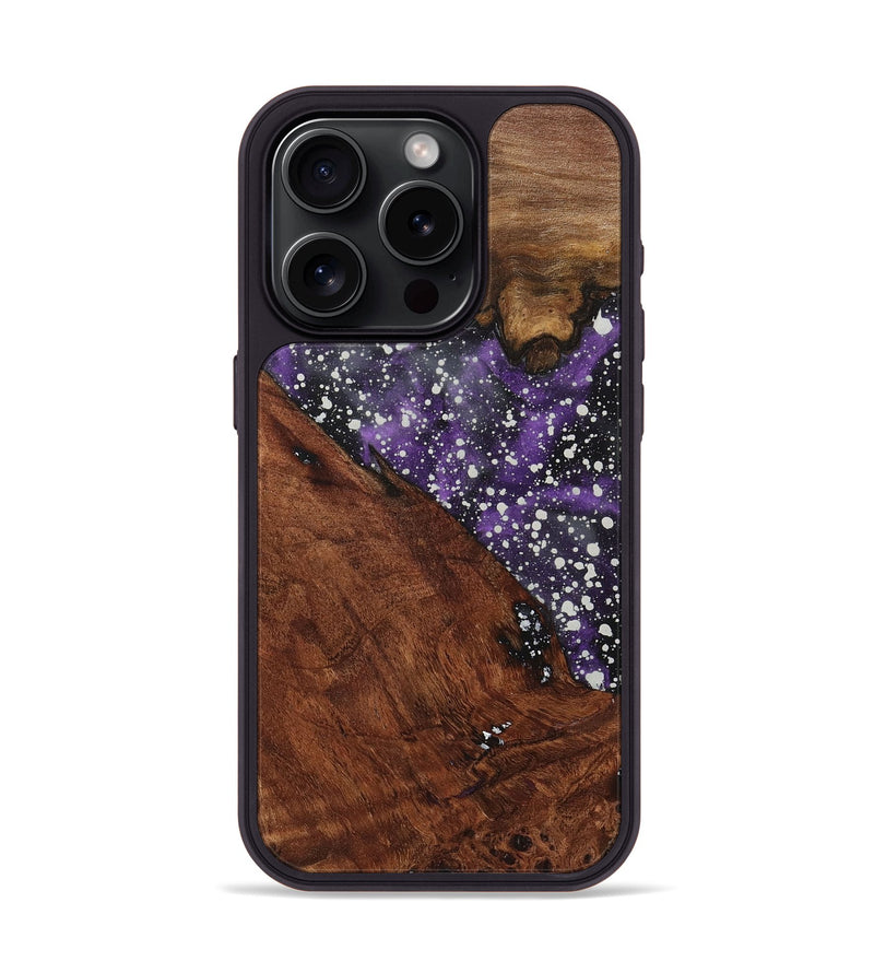 iPhone 15 Pro Wood+Resin Phone Case - Arabella (Cosmos, 717001)