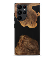 Galaxy S22 Ultra Wood+Resin Live Edge Phone Case - Adrienne (Pure Black, 717030)