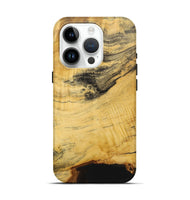 iPhone 15 Pro Wood+Resin Live Edge Phone Case - Latasha (Wood Burl, 717235)