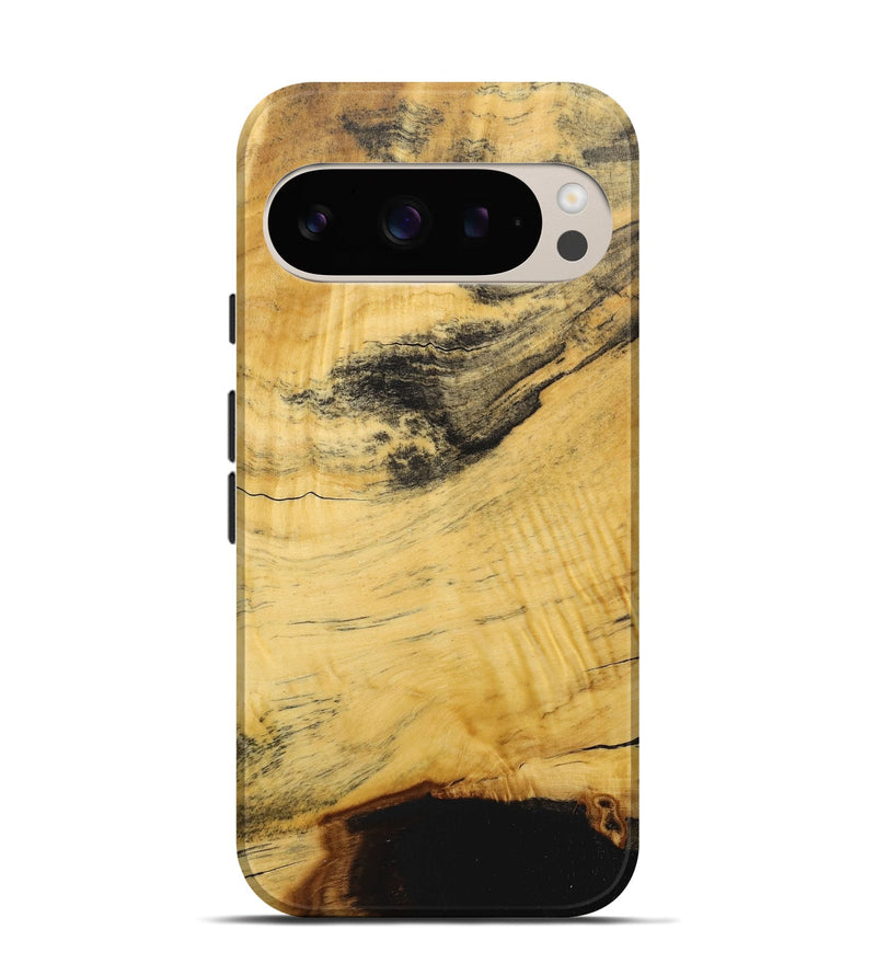 Pixel 9 Wood+Resin Live Edge Phone Case - Latasha (Wood Burl, 717235)