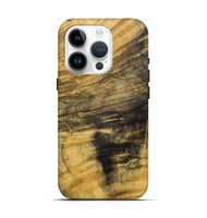 iPhone 15 Pro Wood+Resin Live Edge Phone Case - Jay (Wood Burl, 717236)